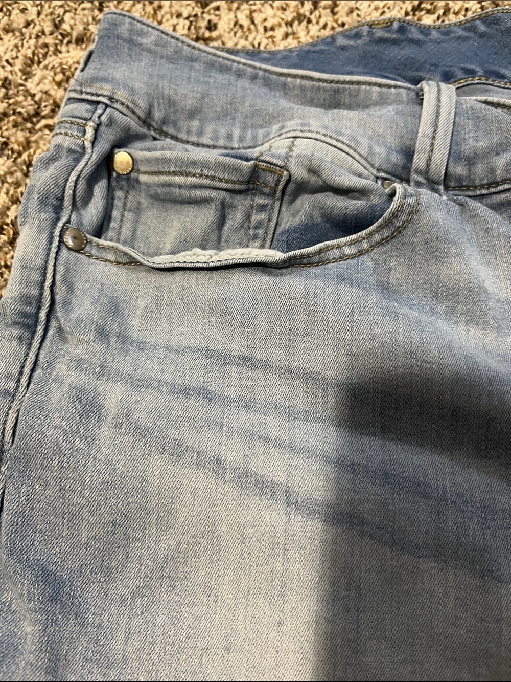 torrid Light Blue Denim Shorts - Picture 5 of 10
